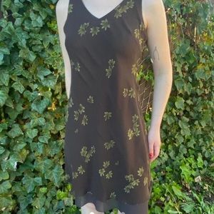 NWOT Ann Taylor Dress Size 6 vintage 100% silk 1990s